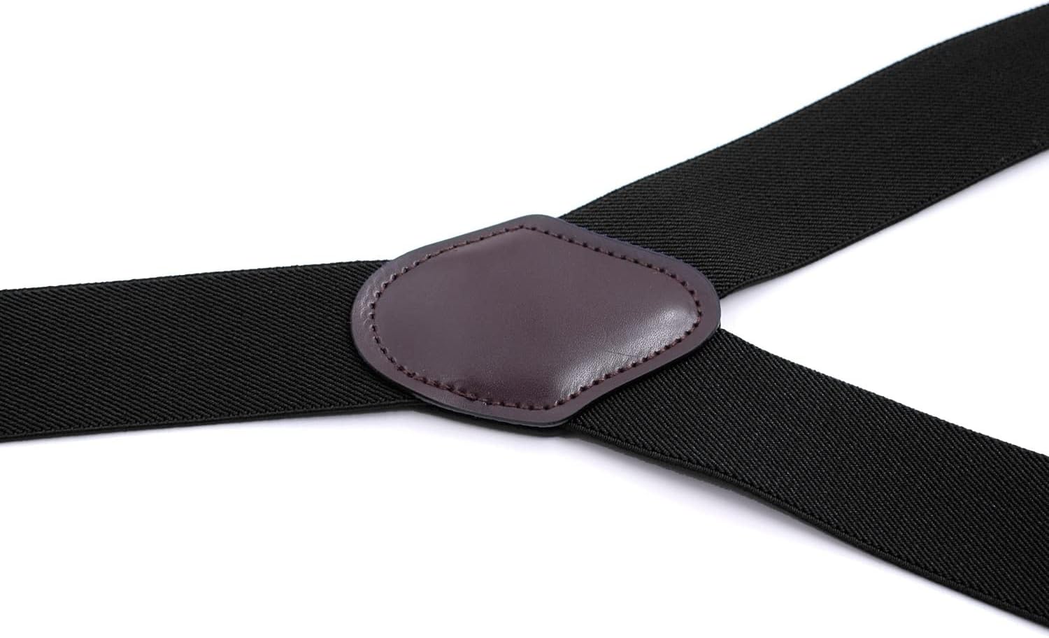 KANDUO Mens Suspenders with Swivel Hooks on Belt Loops Heavy Duty Big and Tall Adjustable Braces