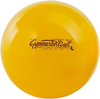 Ledragomma Pezzi - Balón de Fitness (42 cm), Color Amarillo