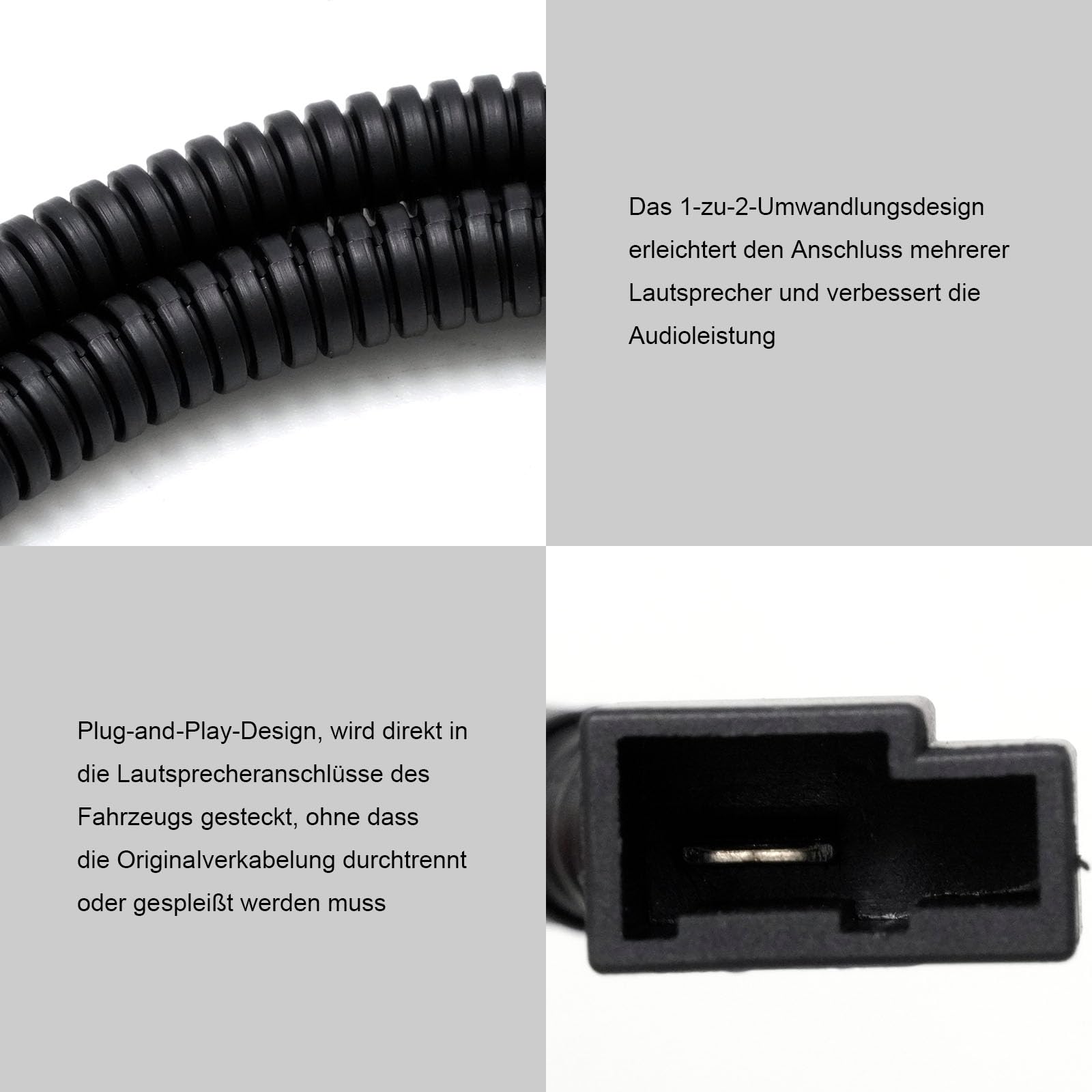 Typ Y przekaźnik wiązki przewodów klaksonu, kabel przekaźnika konwertera jeden na dwa, zamiennik do Toyoty, zamiennik do Lexus, zamiennik Subaru