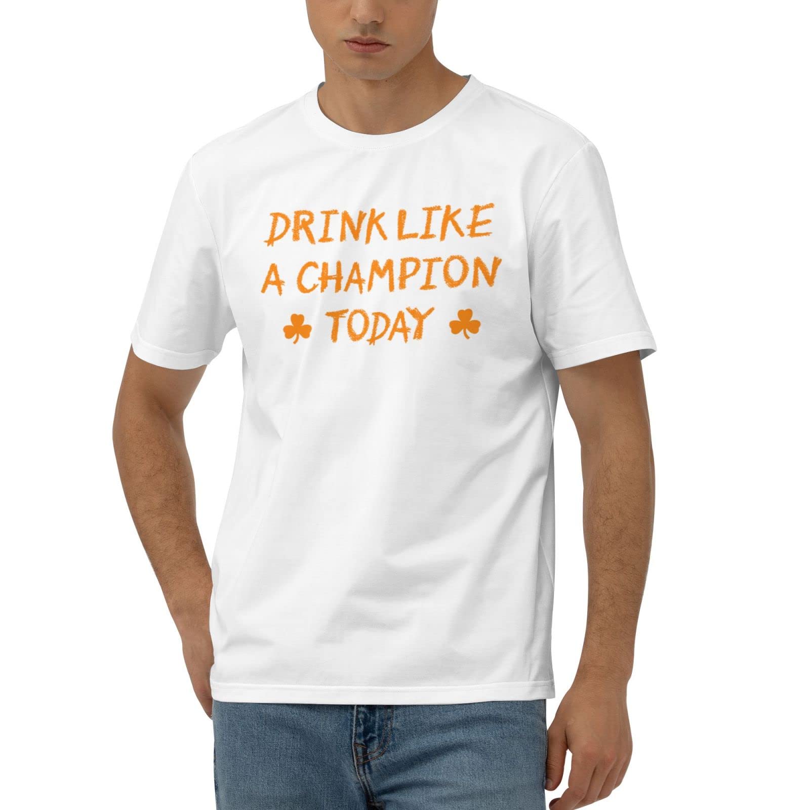T-shirt Drink Like A Champion homme XL : finis les hauts inconfortables lors des fêtes