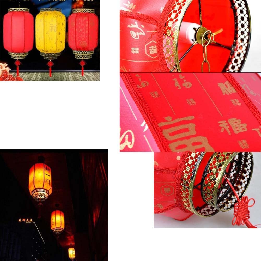 Papierowa latarnia Chinese hangende lantaarn buiten 30 cm pruim orchidee bamboe chrysant patroon klassieke lantaarn voor tuindecoratie lampiony