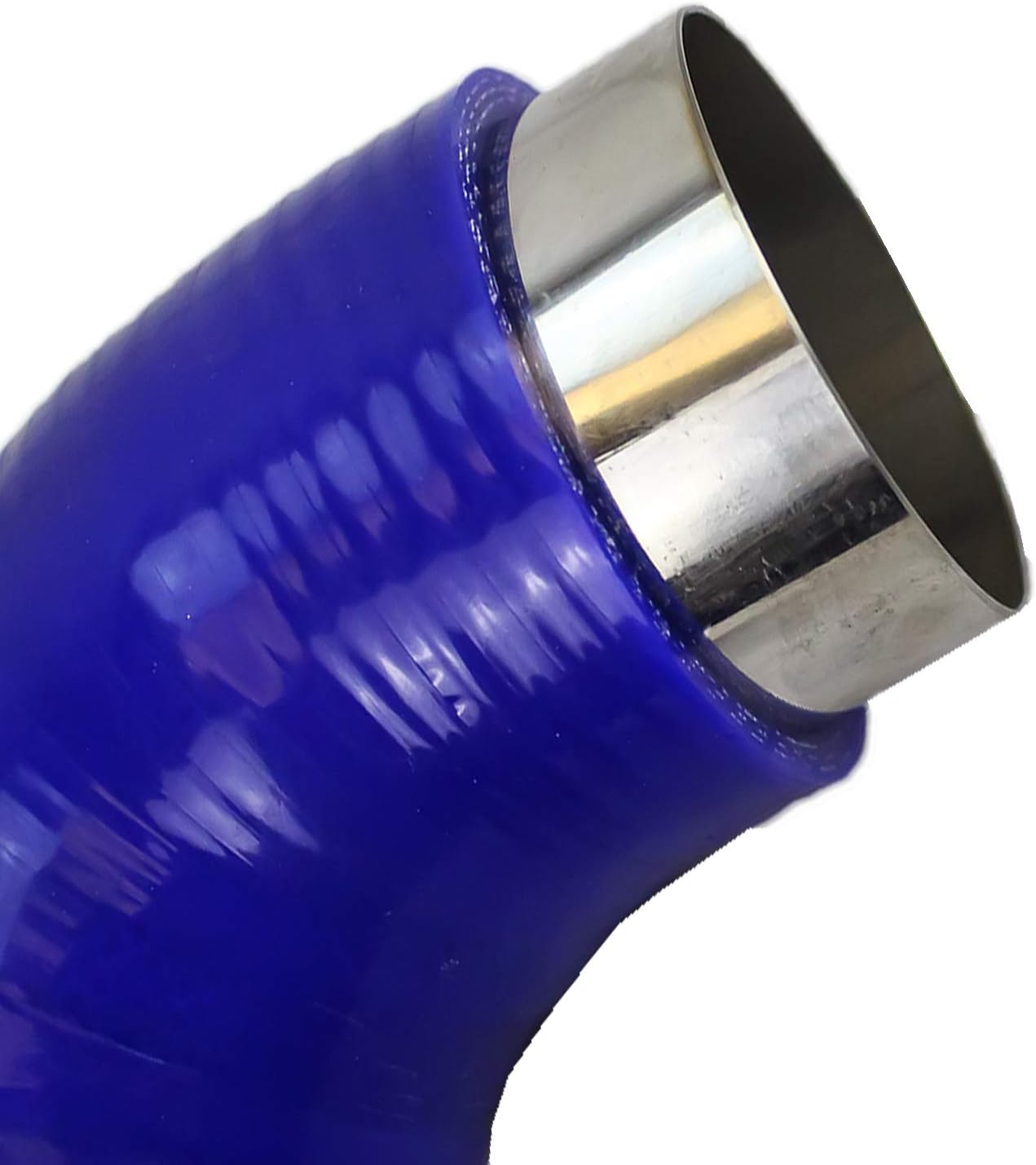 Rev9(SH-003-BLUE-B) Silicone Turbo Inlet, Blue, for Subaru Legacy GT 2007-09 EJ25