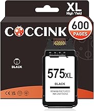 COCCINK PG575 for Canon Printer Cartridges 575 Black for Canon Pixma TR4755i Pixma TS3750i TR4756i TR4750i TR4751i TS3550i TS3551i TS3751i TS3752i TR4752i TR4700 Series 575 XL PG-5 75 57775XL
