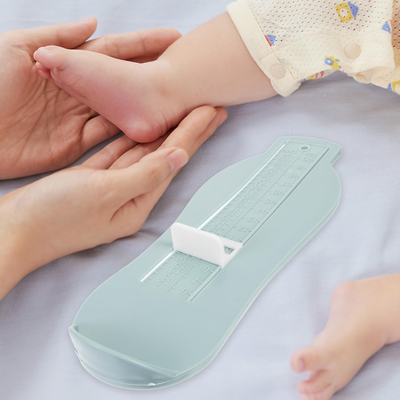 Ciieeo Baby Kids Foot Measuring Device Portable Shoe Size Gauge Accurate Foot Length Tool for Infant Toddler Measurement