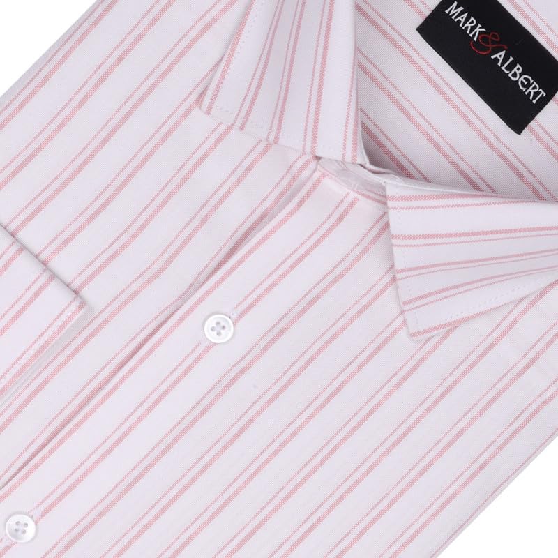 Image of Men's Striped Cotton Formal Shirt