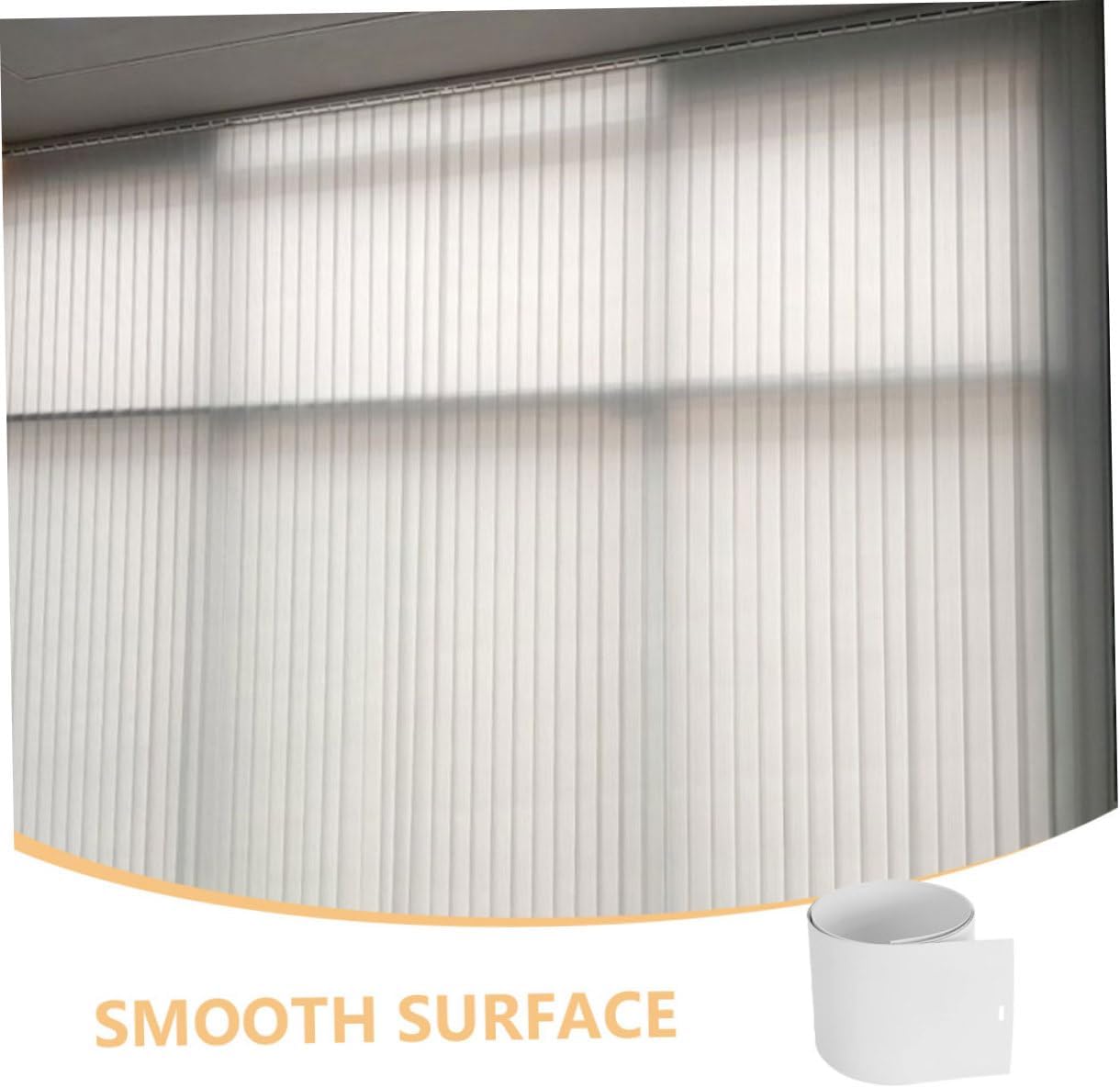 3pcs Vertical Blind Slats Replacement Parts for Windows PVC White Blind Slats