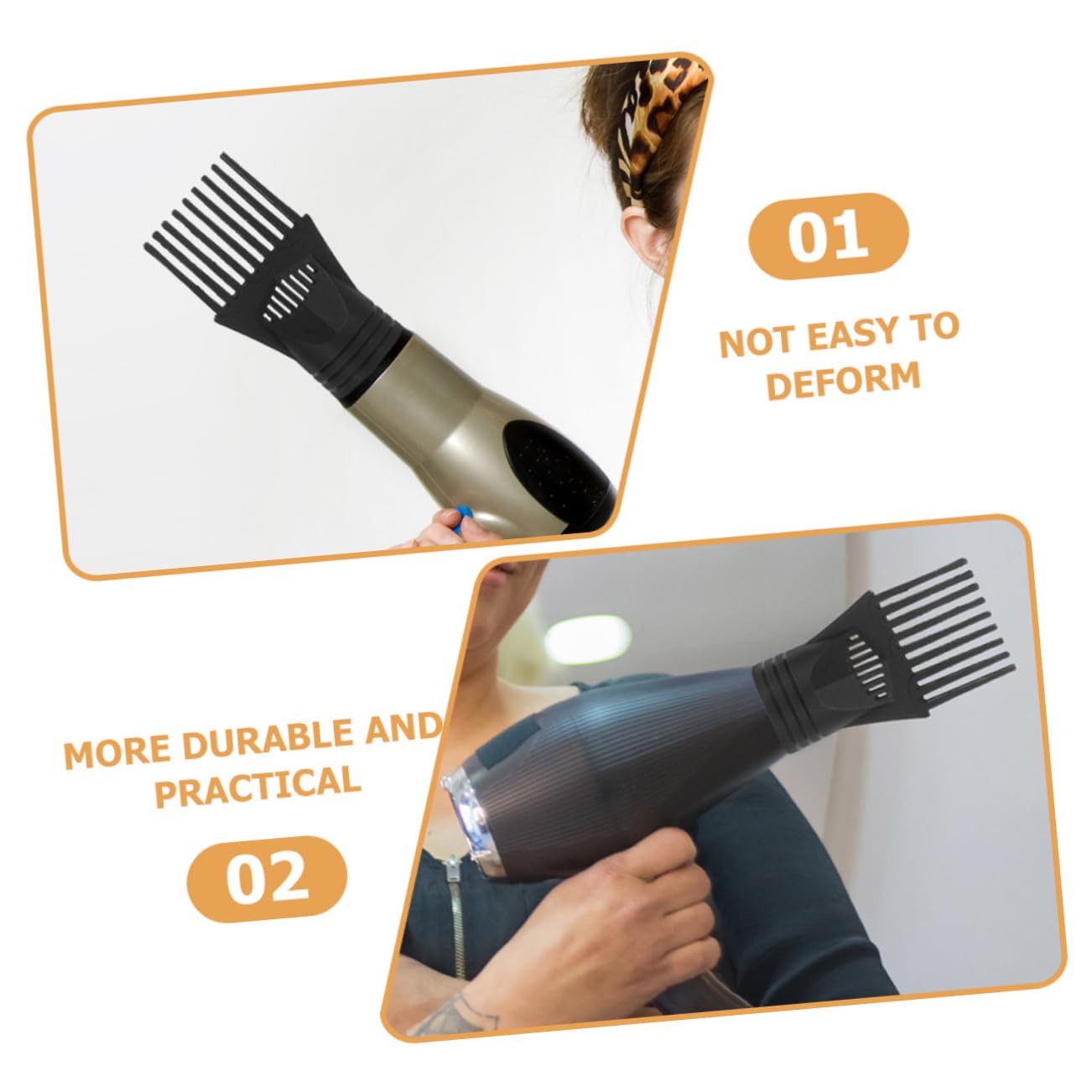 10pcs Hair Dryer Combs Diffuser Nozzle Replacement for Hair Dryer Brush Styling Nozzle Hairdressing Tool