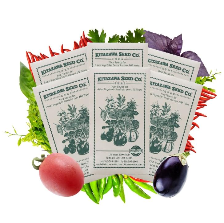 Amazon.com : Asian Vegetable 6 Pack Container Garden Seed