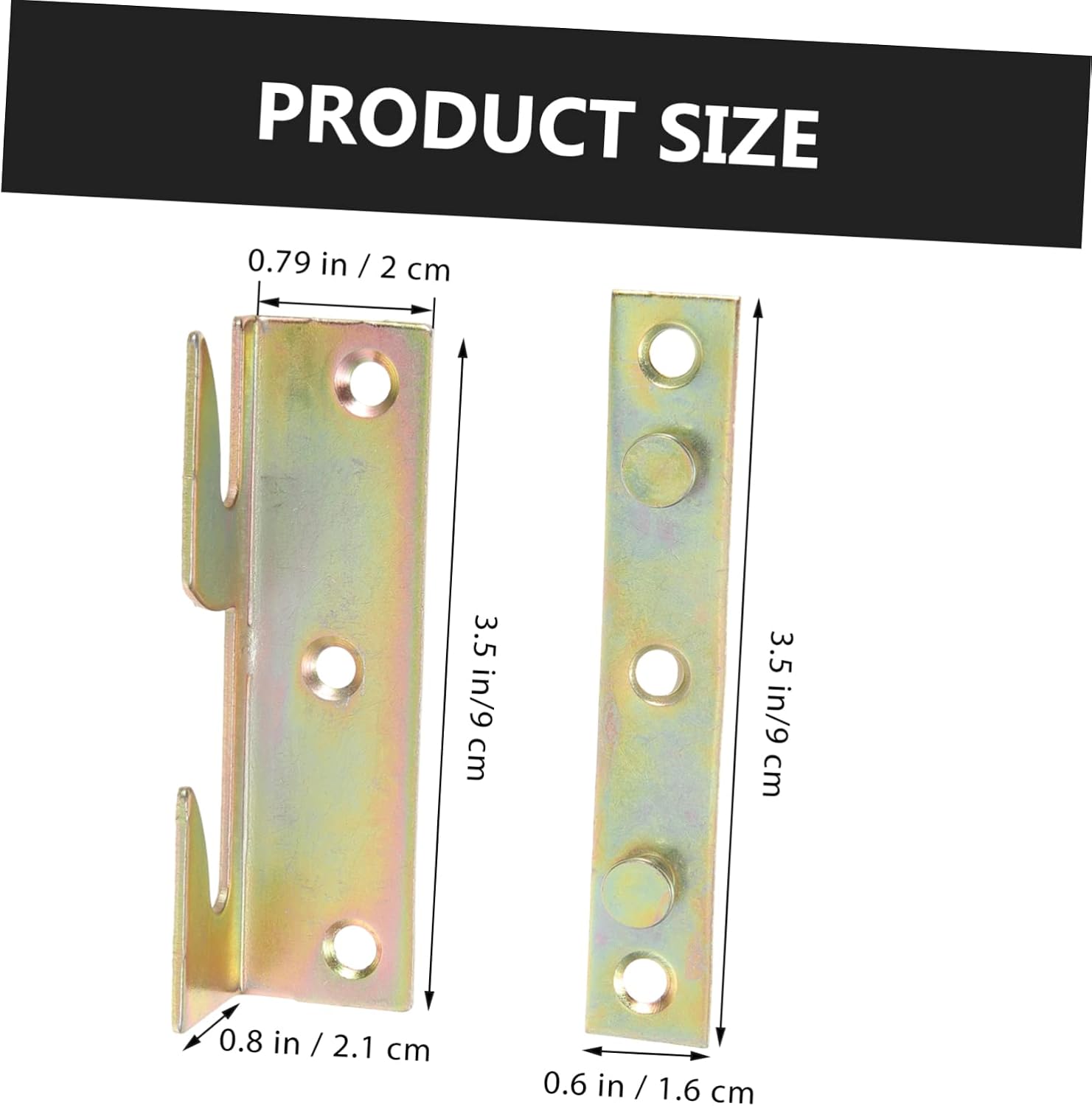 Bed Rail Brackets Wood Bed Rail Fasteners Hinges for Replacement Parts