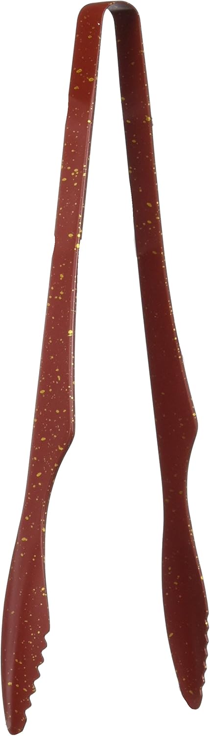 Endo Shoji BTVJ501 18-0 Japanese Clever Tongs, Red Gold Economy Type