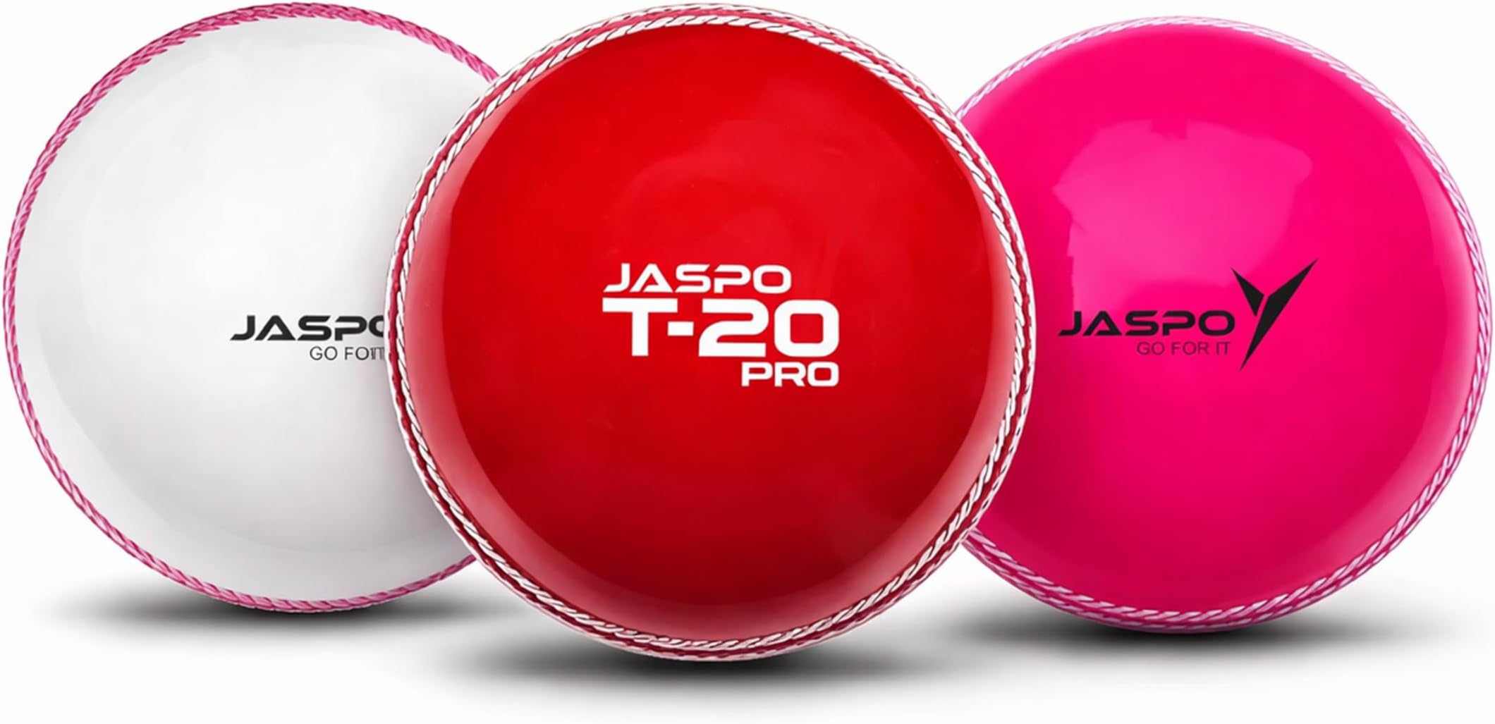 jaspo PVC T-20 Cricket Balls, (Multicolour)