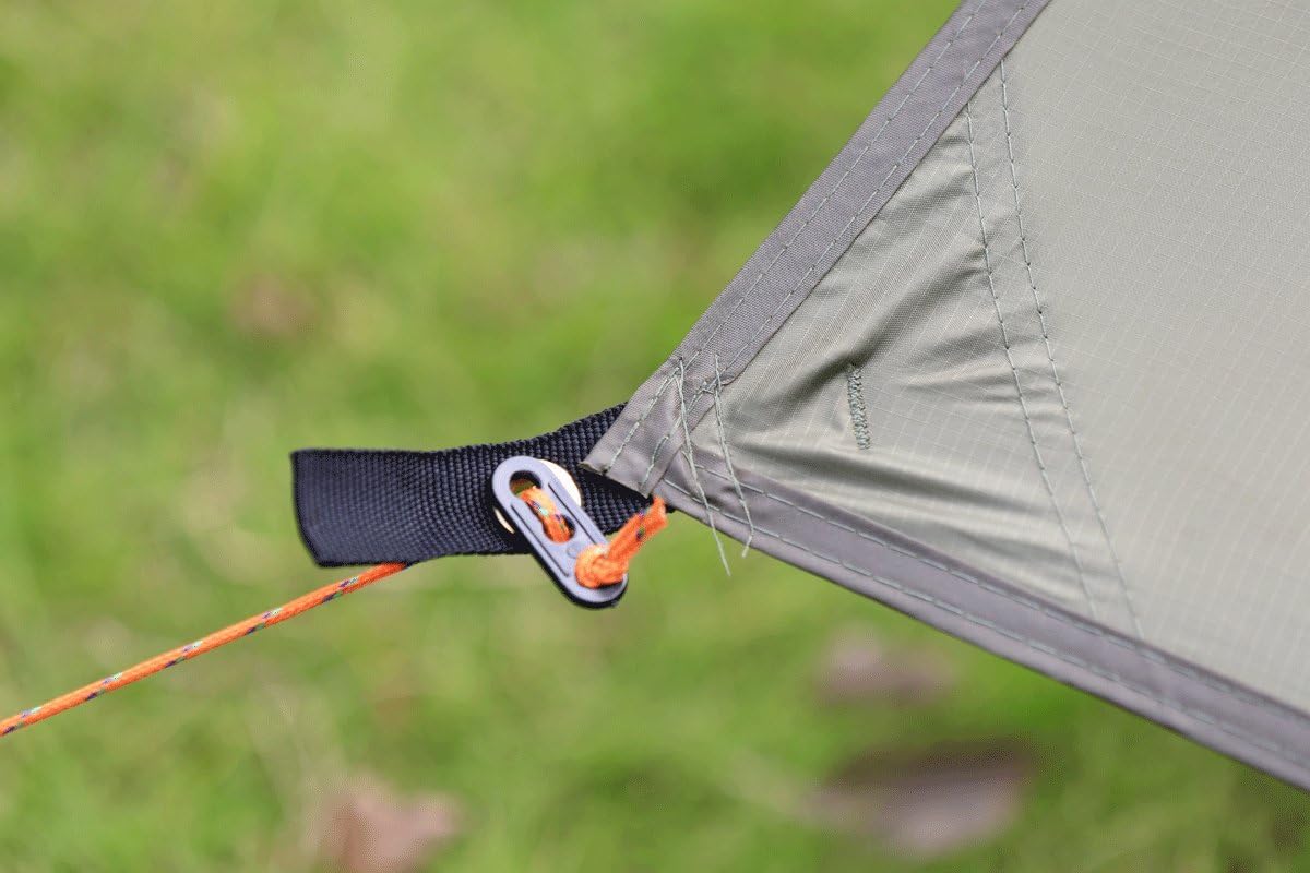 10 x 10 FT Lightweight Waterproof RipStop Rain Fly Hammock Tarp Cover Tent Shelter for Camping Outdoor Travel