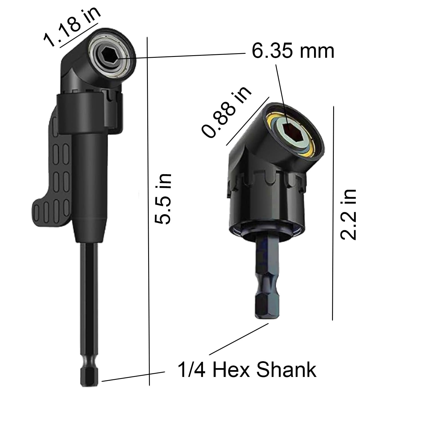 Drill Bit Extensions - Magnetic & Flexible Set -3