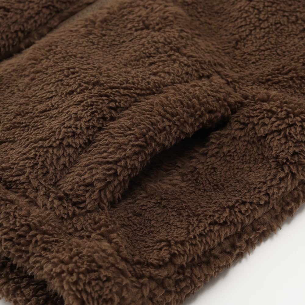 Spring&Gege Girls Boys Sherpa Fleece Vest Sleeveless Outerwear Zipper Jacket Fall Winter Warm Coat with Pockets - Image 6