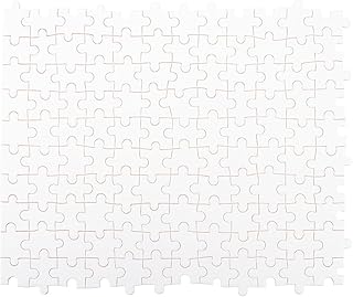 Lurrose 1000pcs Sublimation Blank Puzzles - Wooden Sublimation Blanks, Transfer Wood Puzzle Freeform DIY