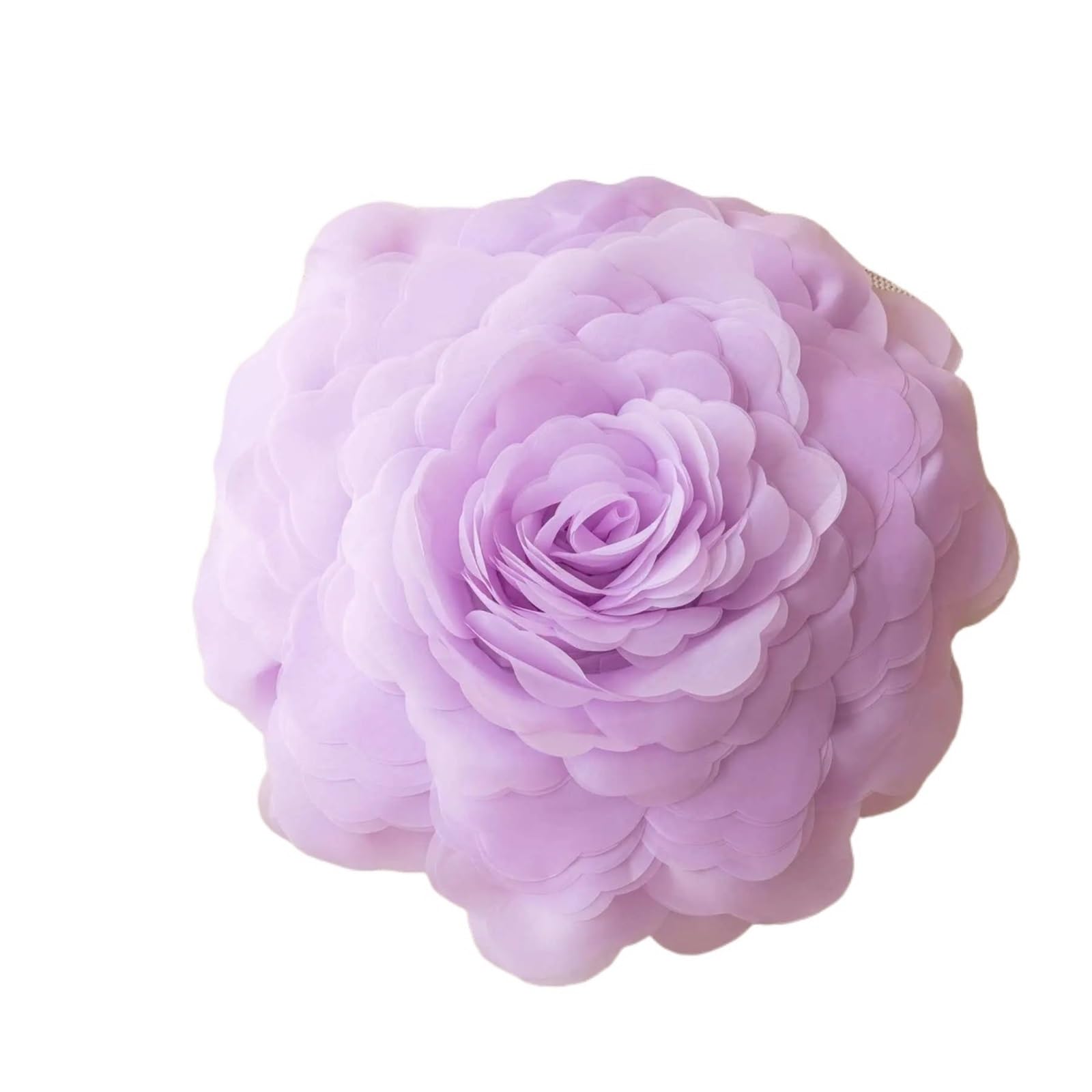 LCKKJHG Princess Wind Three-dimensional Tulle Flower Pillow Cover Luxury Ins Bedroom Bedside Cushion Floating Window(Color-06)