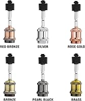 Vista 8 de Cabezales de luz de pista E26 tipo H, cabezales de iluminación de riel de dirección, luces LED ajustables regulables para cocina, estilo retro