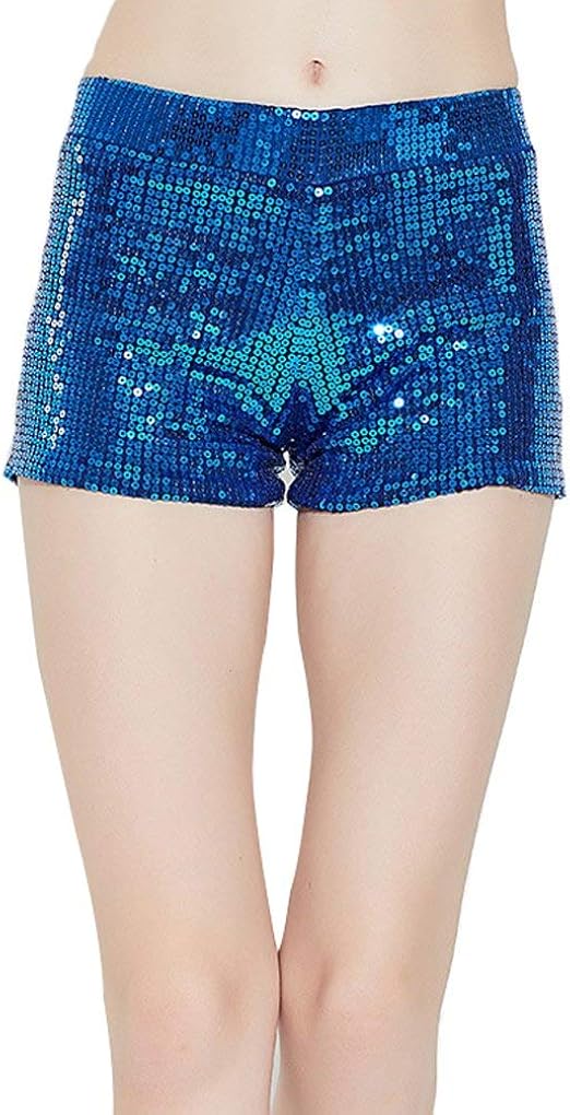 Pantaloncini Shin Glitter da Donna Paillette Pantaloncini Shorts Moda  Casual Completi alla Moda da Donna Casual Pantaloncini Corti Estivi (Color  : Blau, Size : S) : Amazon.it: Abbigliamento