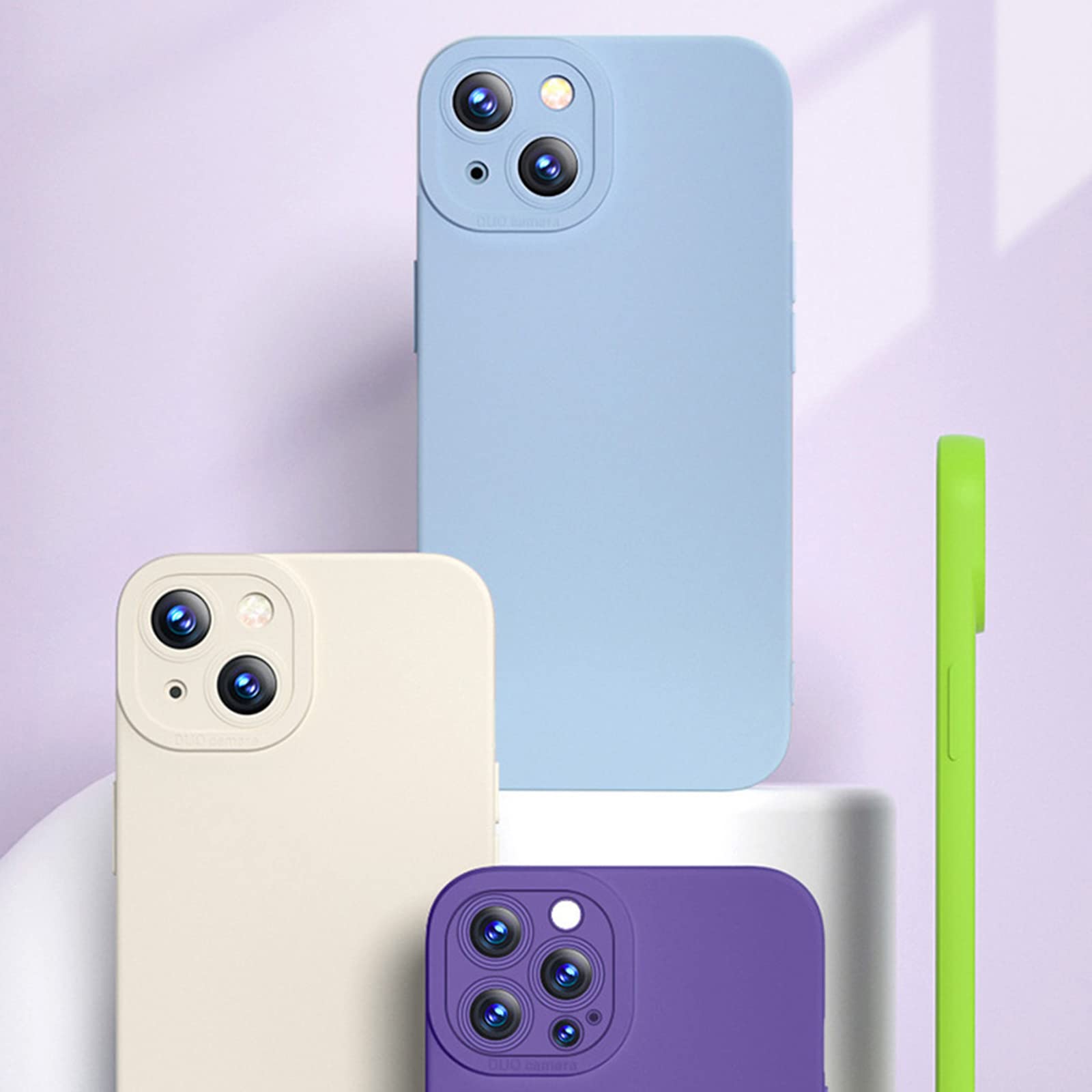Funda para iPhone 14/14 Pro/14 plus/14Pro MAX, con Funda de Silicona de Microfibra antiarañazos, protección a Prueba de Golpes, Resistente al Desgaste, Suave y Sedosa