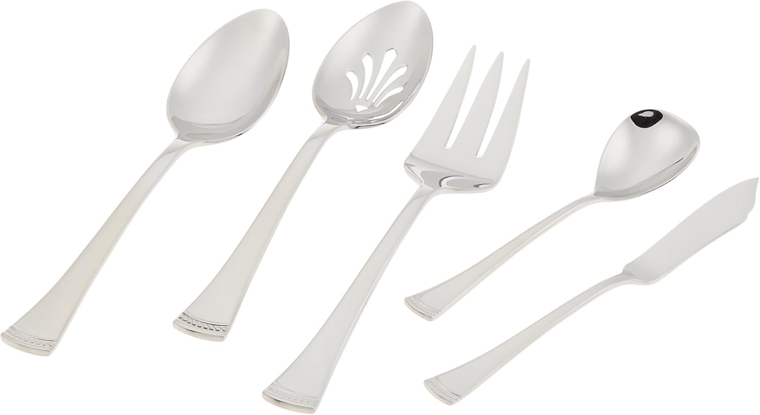Product Deal Lenox Portola 65-Piece Flatware Set, 10.00 LB, Metallic