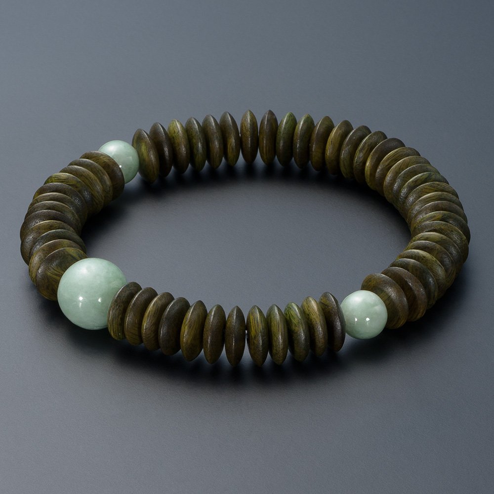 腕輪念珠ブレスレットビルマヒスイ