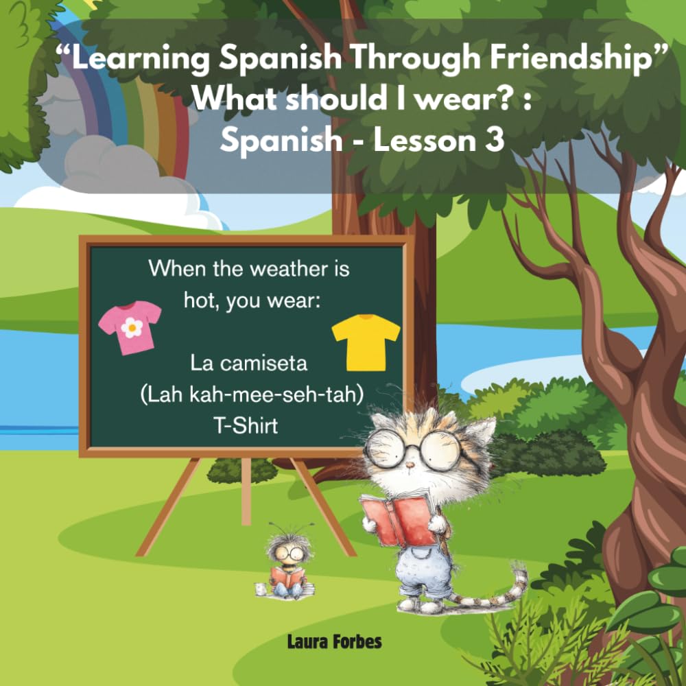 "Learning Spanish Through Friendship" What Should I wear?: Spanish-Lesson 3: A Fun Beginner's Guide to Talking About Clothes in Spanish