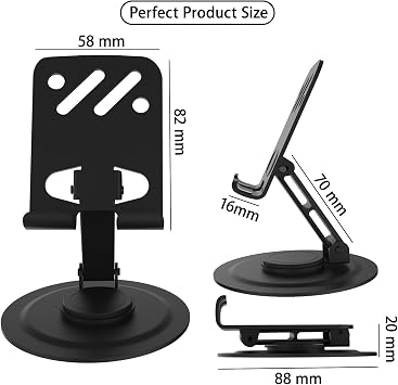 Universal Cell Phone Stand 360 Adjustable Stable Base 20PCS Black