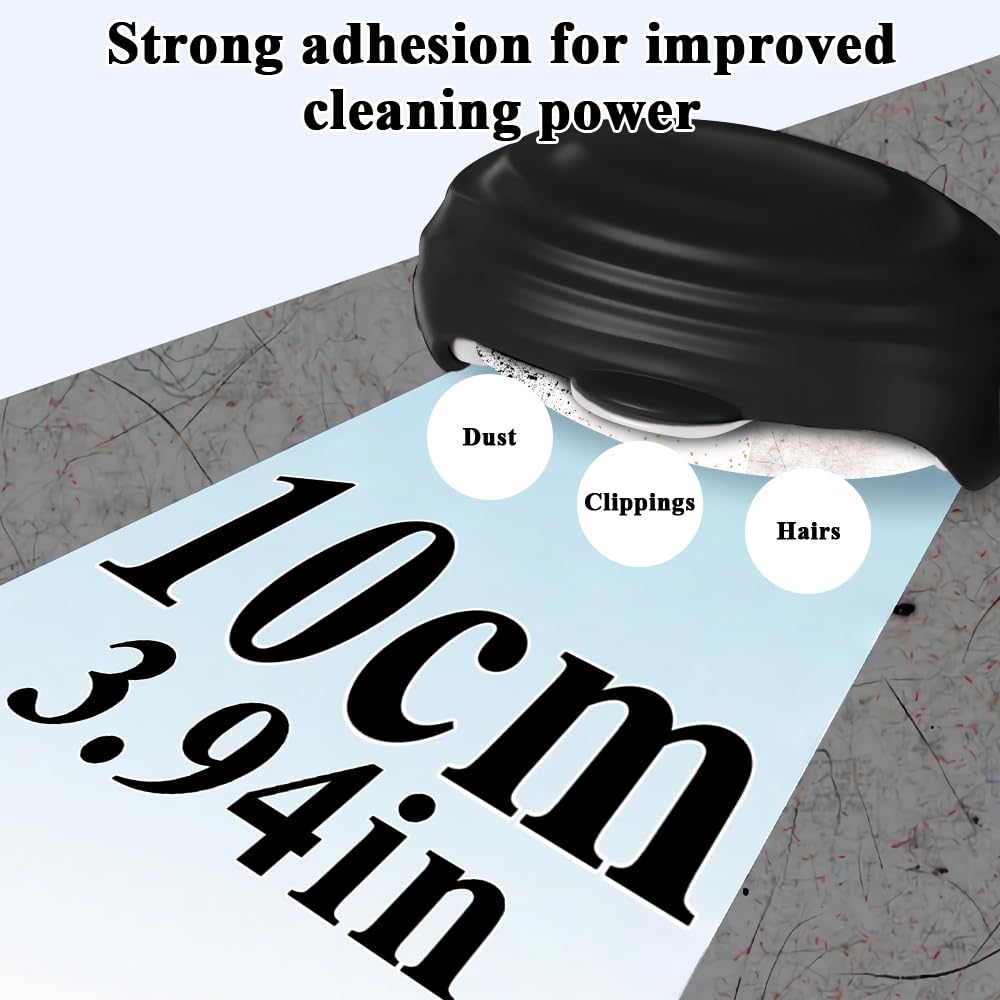 Dayinkes Fusselrolle 24cm - Wiederverwendbarer Tierhaarentferner Mit Abdeckung