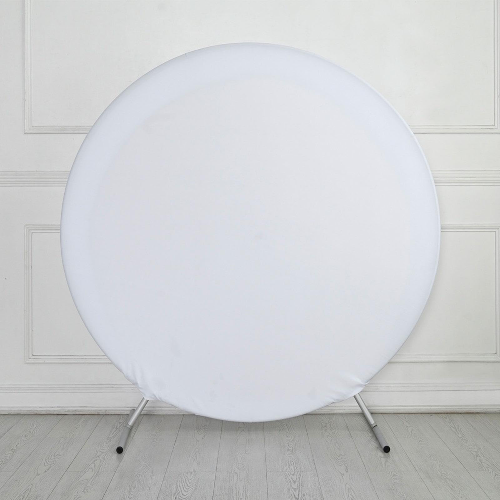 Sfondo per Un, Elegante Copertura Decorativa per Un per Feste, Compleanni, Romantiche, Bianco 180 Cm