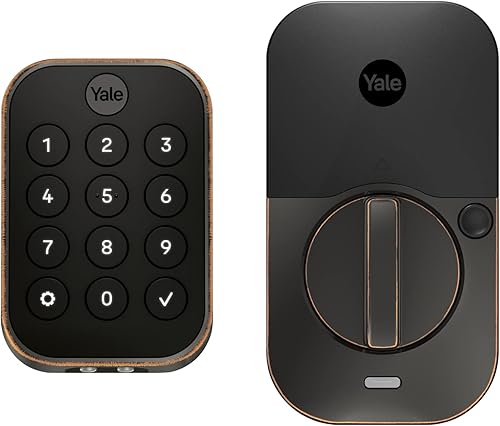 Miniatura 15 de Yale Assure Lock 2 Cerrojo de seguridad, Cerradura de puerta con teclado de ante negro código con Z-Wave y llave de respaldo para puerta de entrada
