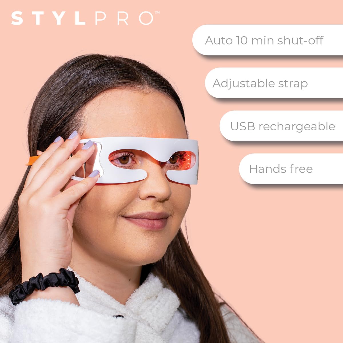 STYLPRO Radiant Eyes Rotlichttherapie-Brille für feine Linien und Falten um die Augen