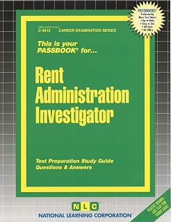 Rent Administration Investigator: Passbooks Study Guide (Career Examination Series)