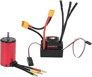 VGEBY RC Brushless Motor 2050KV+120A Waterproof ESC XT60 Connector for 1/8 RC Car Car Model Accessory