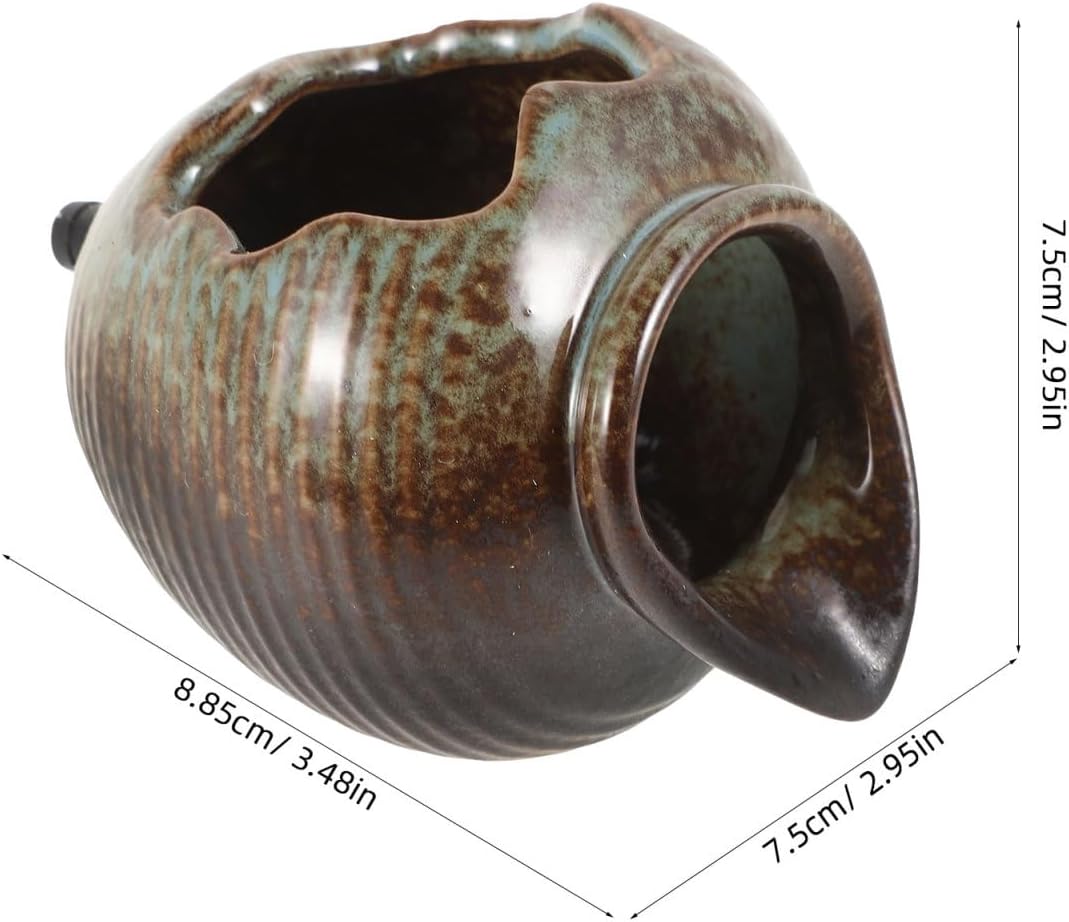 Milisten Outdoor Water Fountain Kit Ceramic Jar Ornaments Water Features for Patio Backyard Garden Balcony Filtration System image 2