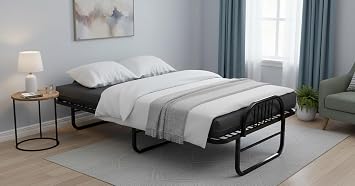 D&D Futon Furniture Black Leather Look Vinyl Full Size Futon Mattress Covers, Bed Protector, Slipcovers, 6 x 54 x 75