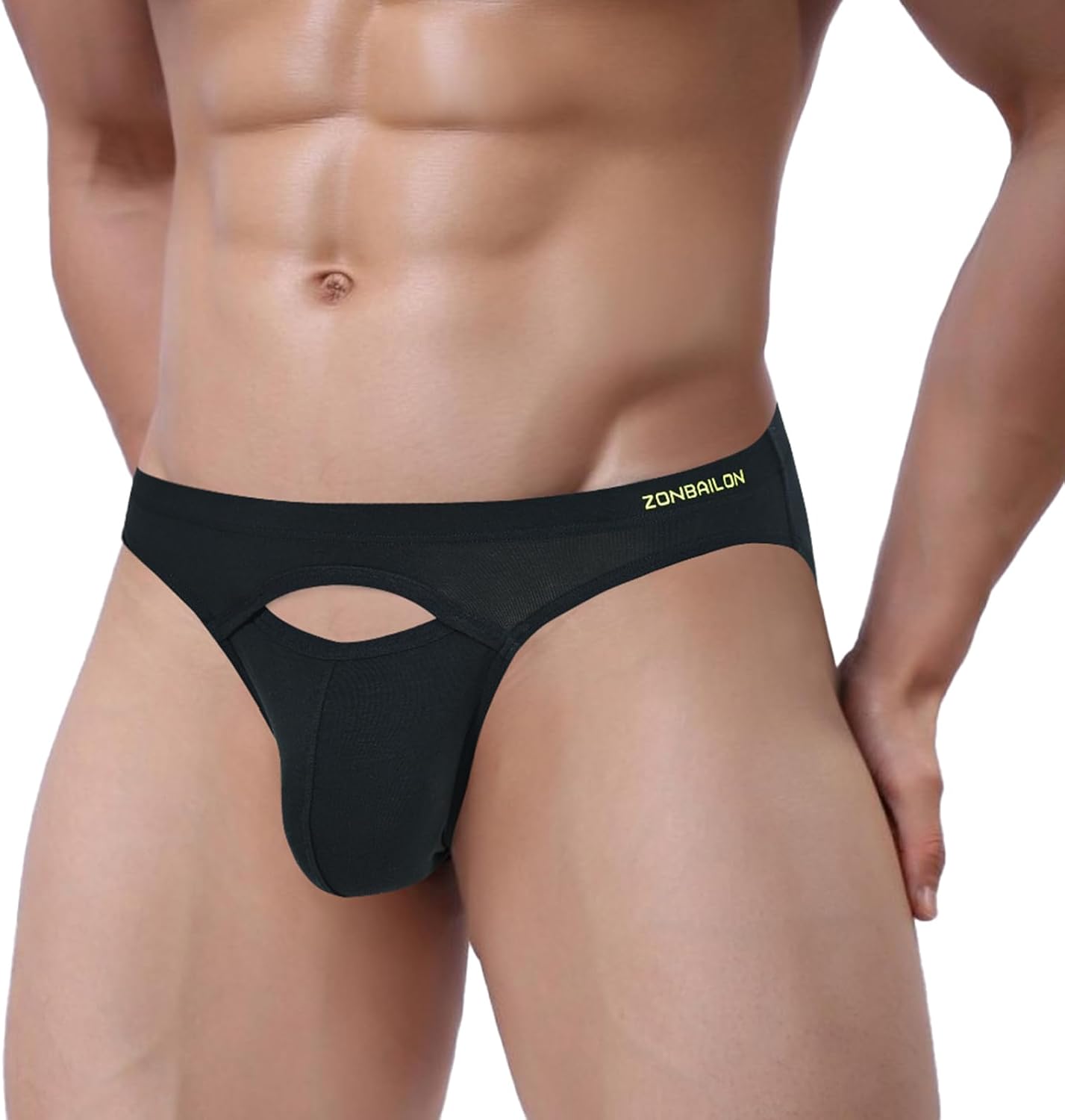 ZONBAILON Mens Underwear Viscose from Bamboo Briefs Sexy Breathable Bulge Pouch Bikini Panties