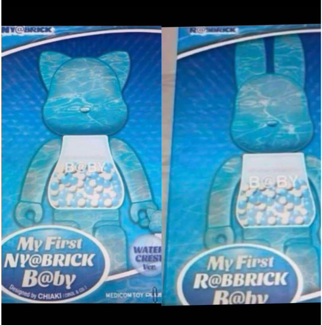 BE@RBRICK B@BY WATER CREST 400％ 2種セット BE@RBRICK B@BY WATER CREST 400％ 2種セット BE@RBRICK - MY FIRST BBRICK