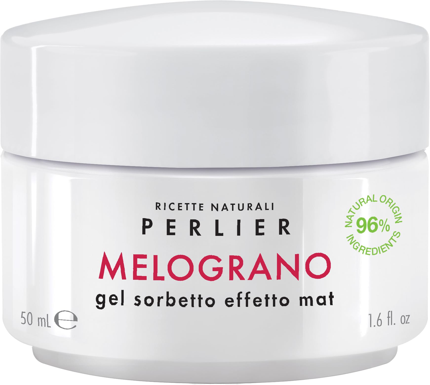Perlier, Gel Sorbet Effect Mat - Facial Treatments - Moisturising - Pomegranate - Vegan - Pot 50 ml