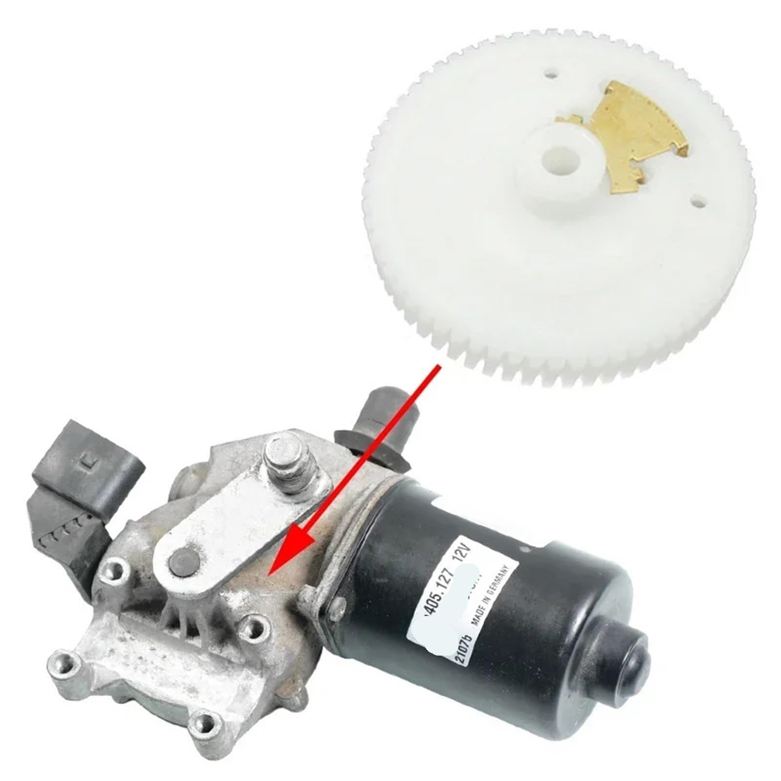 válvula limpiaparabrisas Engranaje del motor del limpiaparabrisas compatible con Rover Freelander 2 2007 LR002253 405.039 Compatible con Benz A1698202140