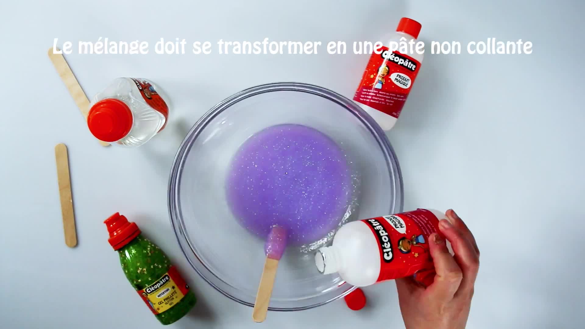 Produit Magique CLEOPATRE Pour Faire Du Slime - 250g - Fabriqué En France - Activateur De Slime Facile