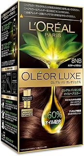 L'Oreal Paris(ロレアルパリ) ヘアカラー オレオリュクス 8NB カプチーノブラウン【医薬部外品】リタッチ レディース メンズ