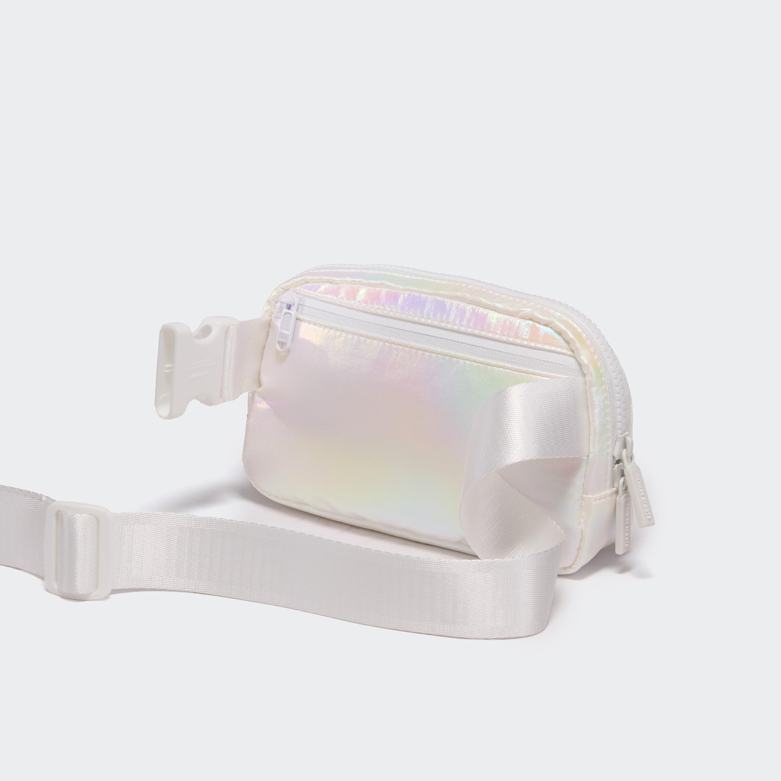 Pander Nylon Fanny Pack for Women, Two-Way Zipper Crossbody Bag view 3