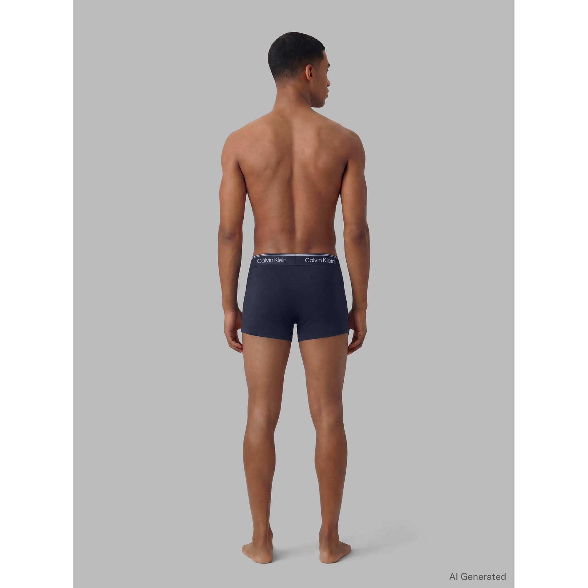 Calvin Klein Low Rise Trunk 5pk Lv00nb4412 Bañadores Ajustados para Hombre Hombre (Pack de 5)