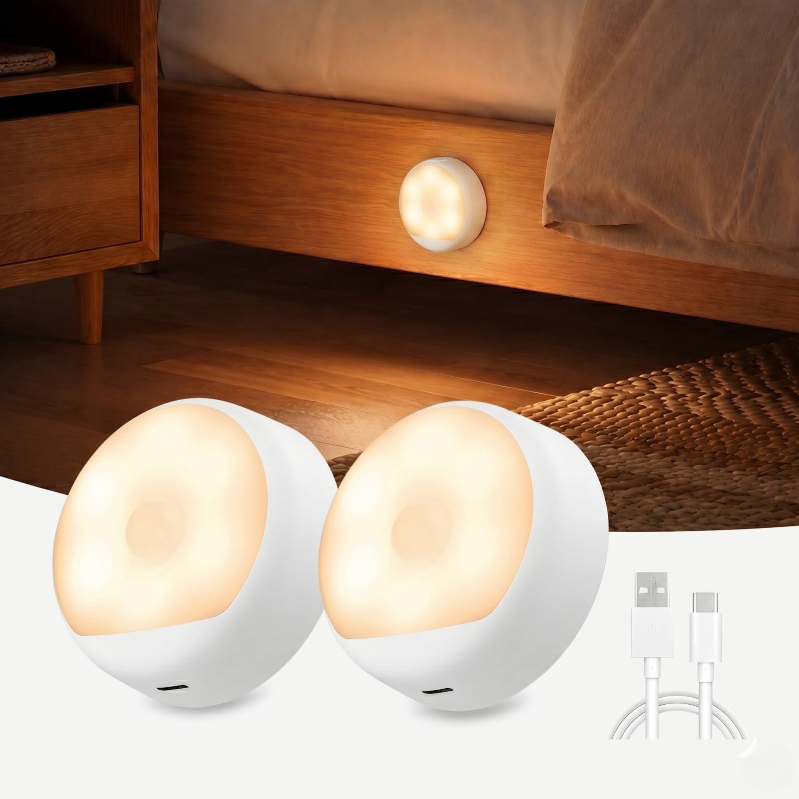 YEELIGHT 2 Pack Motion Sensor Night Light