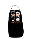 TOOLOUD Pilgrim Couple Thanksgiving Cooking Apron – Fun Yet Practical Aprons for Men & W