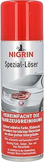 NIGRIN Speziallöser zum einfachen und mühelosen Entfernen von Farben, Etiketten, Aufklebern, Teer und Harz von glatten Untergründen, frei von Schleifmitteln, 300 ml