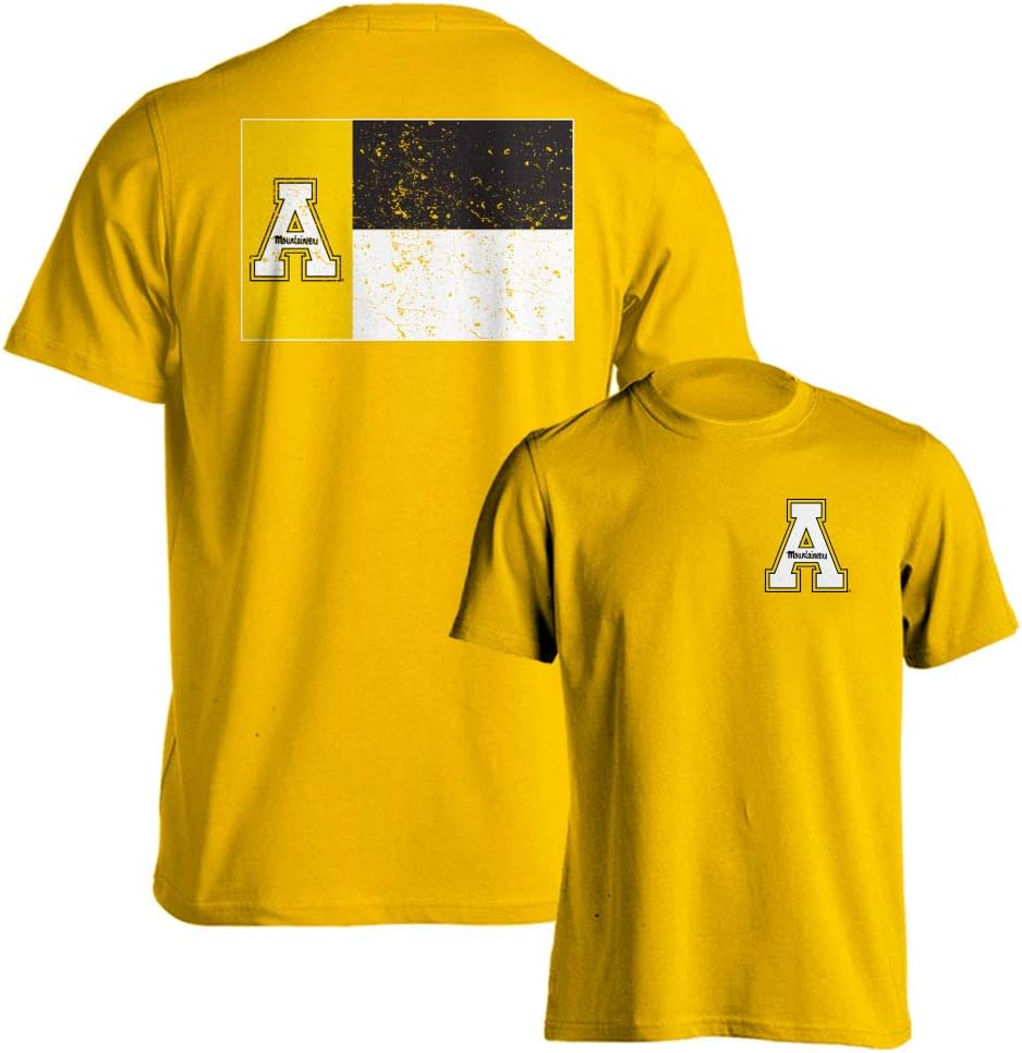 Appalachian State Mountaineers Official North Carolina State Flag Logo Short Sleeve T-Shirt