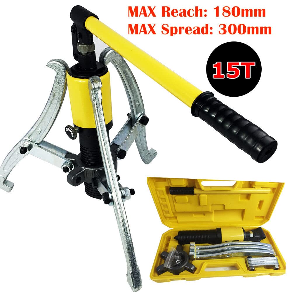 Extractor hidráulico profesional de 15 t, 180 mm Maxhydraulische Radnaben Polrad 3-Arm Lagerabzieher Wheel Bearing Puller,Für Anwendung,Agricultura, Machine