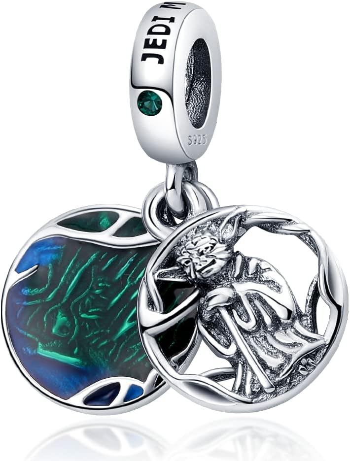 LIGHTDOG 925 Sterling Silve Charms fits Pandora Bracelets Necklace,5A Zircon Dangle Pendant Bead,Mother's Day Gift Jewelry Beads for Women