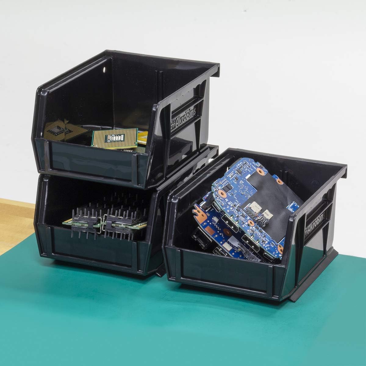 Black Friday - 80% OFF Akro-Mils 30210 AkroBins ESD Electrostatic Dissipative Anti-Static Stack and Hang Storage Bins, (5-Inch x 4-Inch x 3-Inch), Black, (24-Pack) (30210ESD) Super Brands Akro-Mils 30210 AkroBins ESD Electrostatic Dissipative Anti-Static Stack and Hang Storage Bins, (5-Inch x 4-Inch x 3-Inch), Black, (24-Pack) (30210ESD)